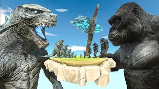 King of the Monster War - Growing Godzilla 2014 VS King Kong, Size Comparison Godzilla | ARBS