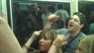 Drunk people singing Basket Case after Lollapalooza