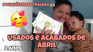 USADOS E ACABADOS DO MÊS DE ABRIL DO BEBÊ 🥰 2 ANOS - SUELEN OLIVEIRA