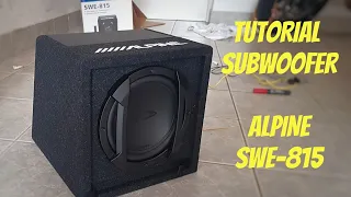 Come installare un Subwoofer/Amplificatore -- Alpine SWE-815 -- Fiat Punto II serie