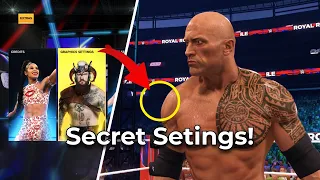 WWE 2K23 Secret Settings That You Need To Change Right Now! #wwe2k23 #wwe2k23tips #wwe2k23settings