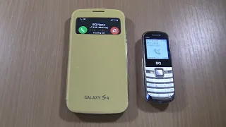 Over the Horizon Incoming call & Outgoing call at the Same time Samsung S4 With cover +BQ nano