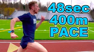 Sprinting as Fast as Possible (3:10 Mile Pace)