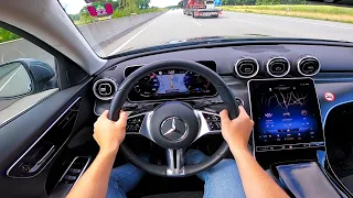 2022 Mercedes Benz C Class C200 W206 - pov test drive