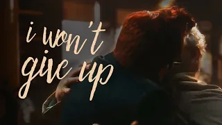aziraphale and crowley | i won't give up