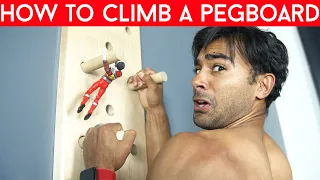 Climbing a Pegboard is Easy... Kinda