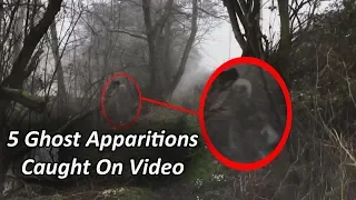 TOP 5 GHOST APPARITIONS CAUGHT ON VIDEO