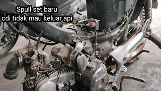 Supra 100 pengapian 0 ganti spull,Pulsar,CDI,coil hasil nihil ternyata oh ternyata