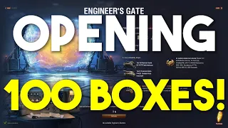 World of Tanks: Opening 100 Engineer's Gate Loot Boxes!