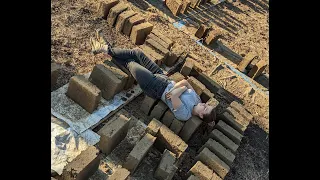 Hand-making the Mud Bricks for our House!