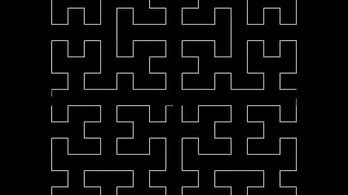 Hilbert curve animation