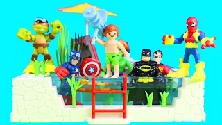 Joey And The Superhero Pool Party Part 2