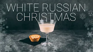 White Russian Christmas Cocktail. Christmas cocktails recipes DAY 3