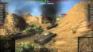 WOT: Steppes - IS-8 - 6 frags - Top Gun, Steel Wall