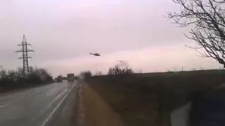 (28.02.2014) Russian helicopters in Crimea