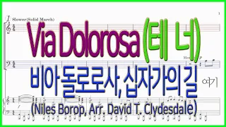 [테너] Via Dolorosa 비아 돌로로사 (Niles Borop, Arr. David T. Clydesdale) / 죽음의 거리, 십자가의 길, 고난의 길, 고난주간 찬양