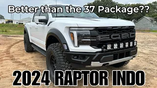 2024 Ford RAPTOR INDO 1.5” Leveled on 37s-RUGGED Oxford White