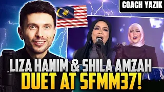 YAZIK reacts to Liza Hanim & Shila Amzah  - Bahagiakan Dia | SFMM37