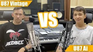 Neumann U47 Vintage vs Neumann U87 Vintage Vs Neumann U87 AI Обзор на студию и многое другое