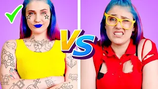 GAROTA POPULAR VS GAROTA NERD! Alunos Ricos vs Alunos Pobres na Escola por Kaboom Zoom