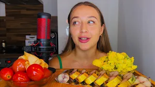 MUKBANG | Копченая скумбрия | Природа против воспитания - история одного психа