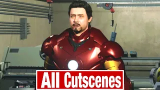 Iron Man (Xbox 360, PS3) - All Cutscenes (Full Game Movie) 1080p