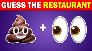 Guess the Fast Food Restaurant by Emoji?🍕🍟🍿🥐🍔  Emoji Quiz  | Quiz Fire |