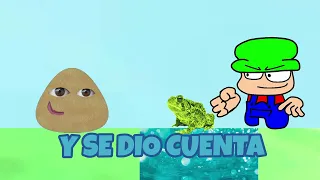 Niño brasileño canta canción de Pou (Animación hecha por mi)