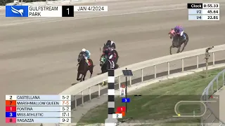 Gulfstream Park Carrera 1 - 4 de Enero 2024