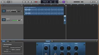 Fade in and Fade out clips on Garageband.