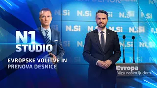 N1 STUDIO: Predsednik NSi Matej Tonin o evropskih volitvah, Ljudmili Novak in Anžetu Logarju