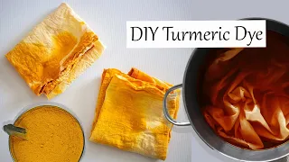 How to Dye Fabrics at Home | Homemade Turmeric Dye | DIY Turmeric Dye