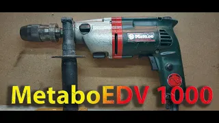 Old made in West Germany drill "Metabo EDV 1000/2 S R+L Signal" Disassembly and aintrance