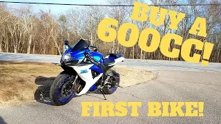 Why you SHOULD Start on a 600CC Sportbike!