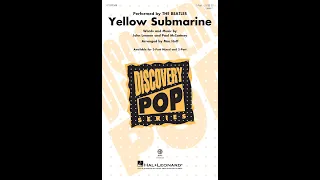 Yellow Submarine (2-Part Choir) - Arranged by Mac Huff