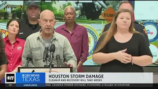 Houston cleanup, recovery after storm damage could take weeks
