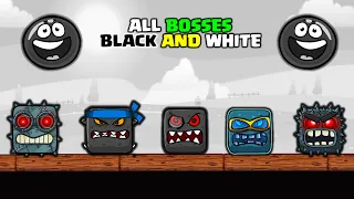 RED BALL 4: BLACK & WHITE ALL BOSSES ALL LEVELS (15,30,45,60,75) WALKTHROUGH GAMEPLAY VOL 1,2,3,4,5