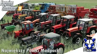 ☆ Największy Polski Modpack ☆ Ponad 130 maszyn...! ㋡ Farming Simulator 19