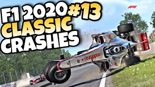 F1 2020 CLASSIC CRASHES #13