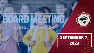 FCUSD Board Meeting 9/7/2023