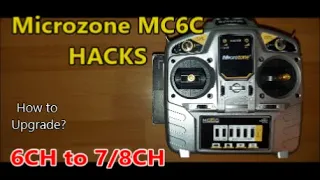 Microzone MC6C Hacks | How to Upgrade? | 6 Channel to 7/8 Channel | Tutorial Upgrade Mod MC6C