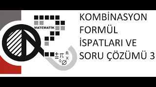 Kombinasyon Formül İspatları ve Soru Çözümü 3 (Ardışık tek ve çift kombinasyon toplamları) #binom