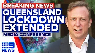 Queensland lockdown extended, 13 new local COVID-19 cases | Coronavirus | 9 News Australia