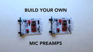 I built a mic preamp (DIYRE CP5)