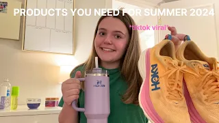 PRODUCTS YOU NEED FOR SUMMER 2024 *tiktok viral + must haves*