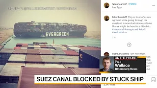 Suez Canal Blocked by Stuck Container Ship