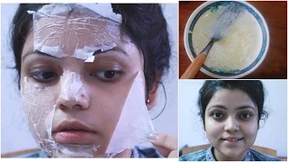 DIY Homemade Peel Off Mask | Natural | Blackhead/Facial Hair Removal