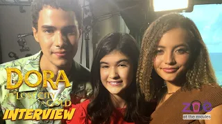 INTERVIEW: Isabela Moner & Jeff Wahlberg talk about filming "Dora and the Lost City of Gold"