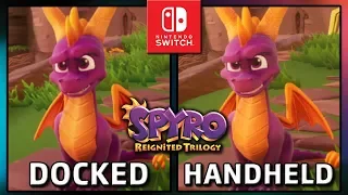 Spyro: Reignited Trilogy | Docked VS Handheld | Frame Rate TEST on Switch