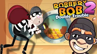 😎😝I BECAME A THIEF 👀 | robbery Bob 2 double trouble